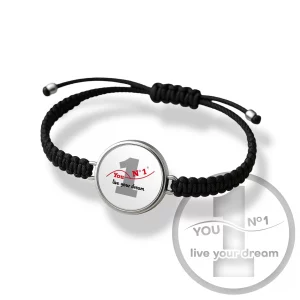 Bransoletka (paracord/silikon + stal) - wersja 1