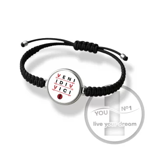 Bransoletka (paracord/silikon + stal) - wersja 3