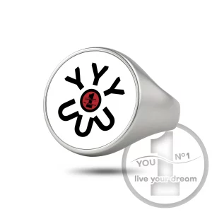 Sygnet (stal nierdzewna, grawer/logo) - wersja 4