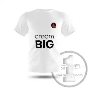 Koszulka "Dream big" biała